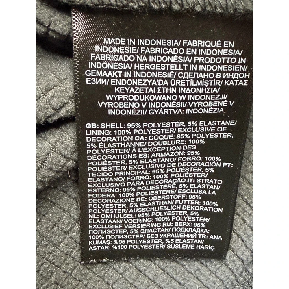The North Face‎ Mens Skyline Full Zip Grid Fleece Jacket Grey XL NF0A47FD